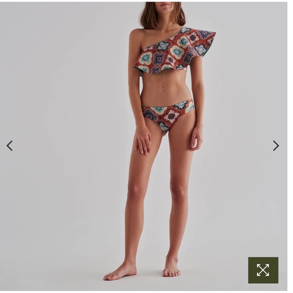 Juan de dios reversible bikini set: Terracota Mosaic - Mint - Picture 7 of 9